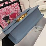 Dior 30 Montaigne In Blue with Gold Hardware - 5