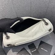 YSL Medium Niki Calfskin Leather SAINT LAURENT White Shoulder Bag - 6