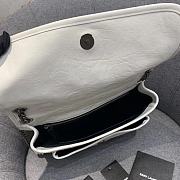 YSL Medium Niki Calfskin Leather SAINT LAURENT White Shoulder Bag - 3