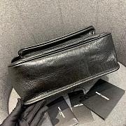 YSL Medium Niki Calfskin Leather SAINT LAURENT Black Shoulder Bag - 2