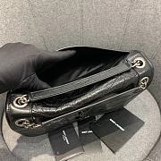 YSL Medium Niki Calfskin Leather SAINT LAURENT Black Shoulder Bag - 5