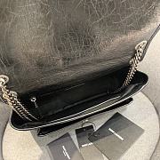 YSL Medium Niki Calfskin Leather SAINT LAURENT Black Shoulder Bag - 4