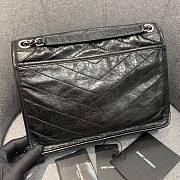 YSL Medium Niki Calfskin Leather SAINT LAURENT Black Shoulder Bag - 3
