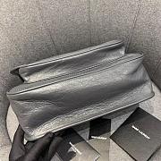 YSL Medium Niki Calfskin Leather SAINT LAURENT Blue&gray Shoulder Bag - 3