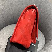 YSL Medium Niki Calfskin Leather SAINT LAURENT Red Shoulder Bag - 4
