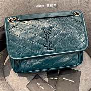 YSL Medium Niki Calfskin Leather SAINT LAURENT Shoulder Bag - 1