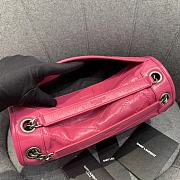 YSL Medium Niki Calfskin Leather SAINT LAURENT Rose Pink Shoulder Bag - 4