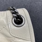 YSL Medium Niki Calfskin Leather SAINT LAURENT Cream Shoulder Bag - 6