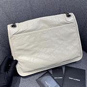 YSL Medium Niki Calfskin Leather SAINT LAURENT Cream Shoulder Bag - 5