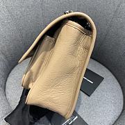 YSL Medium Niki Calfskin Leather SAINT LAURENT Beige Shoulder Bag - 6