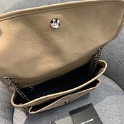 YSL Medium Niki Calfskin Leather SAINT LAURENT Beige Shoulder Bag - 4