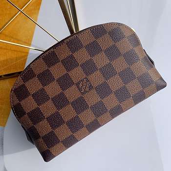 LV COSMETIC POUCH PM DAMIER EBENE CANVAS N47516