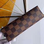 LV COSMETIC POUCH PM DAMIER EBENE CANVAS N47516 - 4