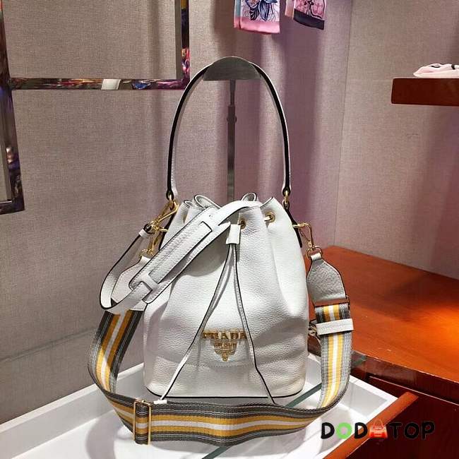 PRADA LEATHER BUCKET BAG 02 - 1