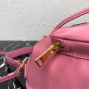 PRADA NYLON BUCKET BAG ROSE PINK 1N1864 SIZE 23 CM - 3