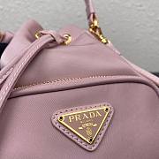 PRADA NYLON BUCKET BAG PALE PINK 1N1864 SIZE 23 CM - 2