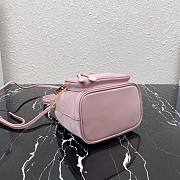 PRADA NYLON BUCKET BAG PALE PINK 1N1864 SIZE 23 CM - 3