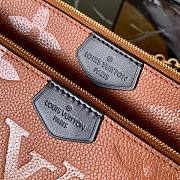 LV MULTI POCHETTE ACCESSOIRES CARAMEL M45839 SIZE 23.5 CM - 3