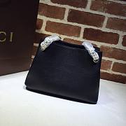 GUCCI SOHO CHAIN TASSEL SMALL SHOULDER BAG BLACK 387043 SIZE 25 CM - 2