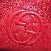GUCCI SOHO CHAIN TASSEL SMALL SHOULDER BAG RED 387043 SIZE 25 CM - 6
