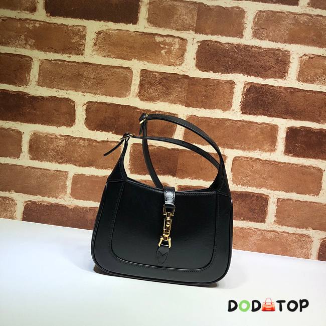 GUCCI JACKIE 1961 MINI SHOULDER BAG BLACK 637091 SIZE 19 CM - 1