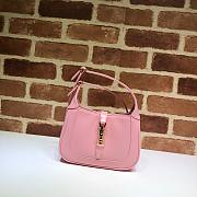 GUCCI JACKIE 1961 MINI SHOULDER BAG LIGHT PINK 637091 SIZE 19 CM - 1