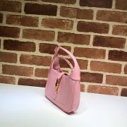 GUCCI JACKIE 1961 MINI SHOULDER BAG LIGHT PINK 637091 SIZE 19 CM - 3