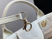 CHANEL DEAUVILLE TOTE BAG WHITE 38 CM - 5