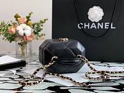 CHANEL SMALL VANITY CASE BLACK AS2630 SIZE 15 CM - 4