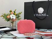 CHANEL SMALL VANITY CASE PINK AS2630 SIZE 15 CM - 2