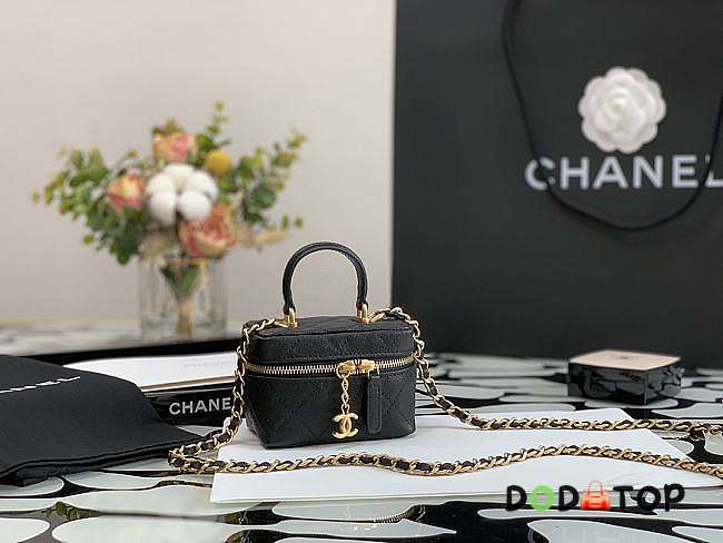 CHANEL SMALL VANITY WITH CHAIN BLACK AP2194 12 × 11.5 × 7 CM - 1
