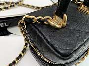 CHANEL SMALL VANITY WITH CHAIN BLACK AP2194 12 × 11.5 × 7 CM - 5