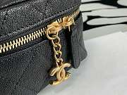 CHANEL SMALL VANITY WITH CHAIN BLACK AP2194 12 × 11.5 × 7 CM - 6