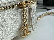 CHANEL SMALL VANITY WITH CHAIN WHITE AP2194 12 × 11.5 × 7 CM - 2