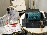 CHANEL MINI 2.55 TASCHE TIFFANY BLUE AS0874 SIZE 15,5 × 20 × 6 CM - 5