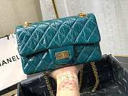 CHANEL MINI 2.55 TASCHE TIFFANY BLUE AS0874 SIZE 15,5 × 20 × 6 CM - 4