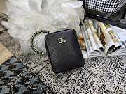 CHANEL VERTICAL CAMERA BAG BLACK AS1753 SIZE 17.5 CM - 2