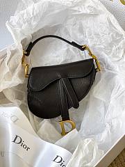 DIOR MICRO SADDLE BAG BLACK S5662 SIZE 12 CM - 6