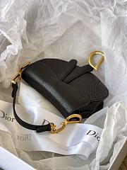 DIOR MICRO SADDLE BAG BLACK S5662 SIZE 12 CM - 5