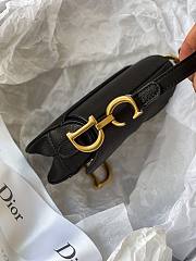 DIOR MICRO SADDLE BAG BLACK S5662 SIZE 12 CM - 4