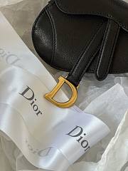 DIOR MICRO SADDLE BAG BLACK S5662 SIZE 12 CM - 2