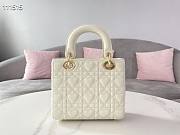 DIOR AMOUR MY ABCDIOR LADY BAG WHITE M0538 SIZE 20 CM - 2