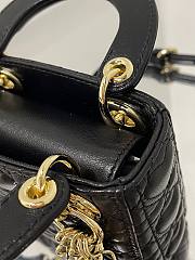 DIOR MICRO AMOUR MY ABCDIOR LADY BAG BLACK S0856 SIZE 12 CM - 5