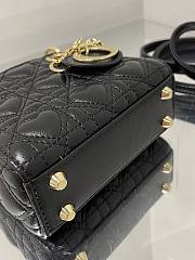 DIOR MICRO AMOUR MY ABCDIOR LADY BAG BLACK S0856 SIZE 12 CM - 6
