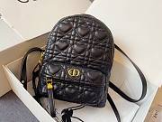 DIOR MINI DIORAMOUR BACKPACK BLACK M9222 SIZE 16 CM - 2