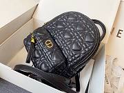 DIOR MINI DIORAMOUR BACKPACK BLACK M9222 SIZE 16 CM - 5