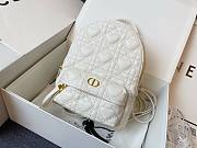 DIOR MINI DIORAMOUR BACKPACK WHITE M9222 SIZE 16 CM - 1