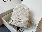 DIOR MINI DIORAMOUR BACKPACK WHITE M9222 SIZE 16 CM - 2