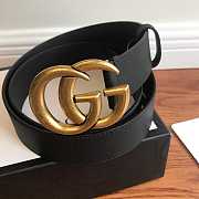 GUCCI 2015 Re-Edition wide leather belt 3.8 cm - 4
