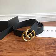 GUCCI 2015 Re-Edition wide leather belt 3.8 cm - 5